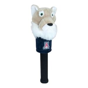 Arizona Wildcats Plush Mascot Golf Club Driver Head Cover Sock Team Effort‎ NWT